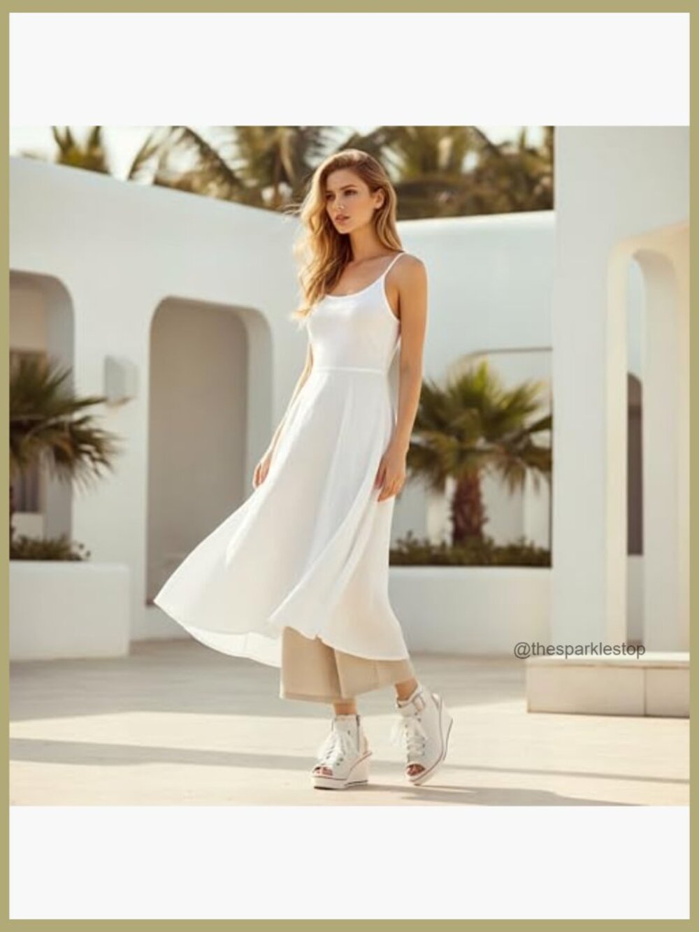 Canvas Peep Toe Wedge Sneakers Side Zipper Lace Up Fashion Walking Shoes - Picture 5 of 7
